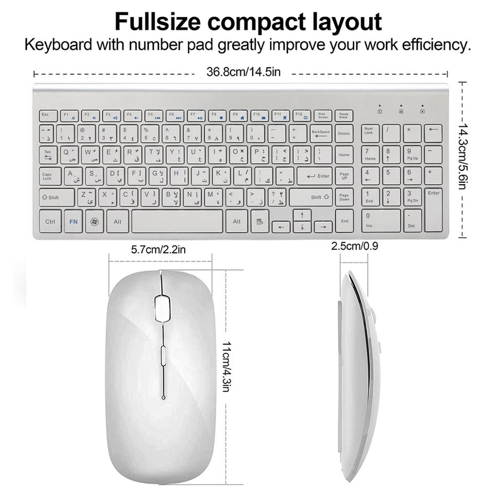 Arabic Enghish Character Slim  - Smart Home Keyboard recensie en prijs