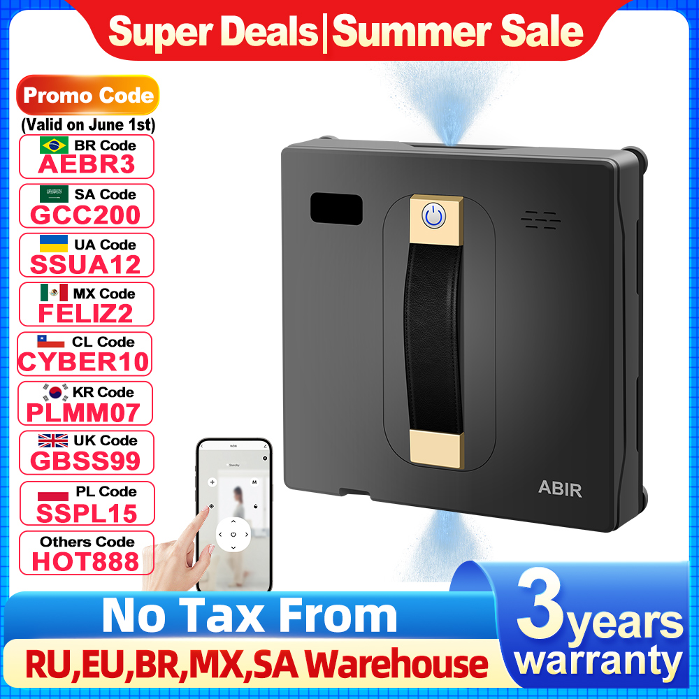 Robot Window cleaner ABIR WD8, - Vacuum Cleaner Smart Home recensie en prijs