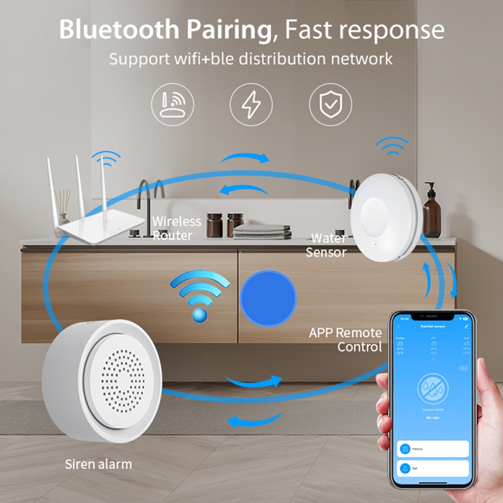 BTLIFE-Flood Detector With Sir - Home Automation Kit recensie en prijs