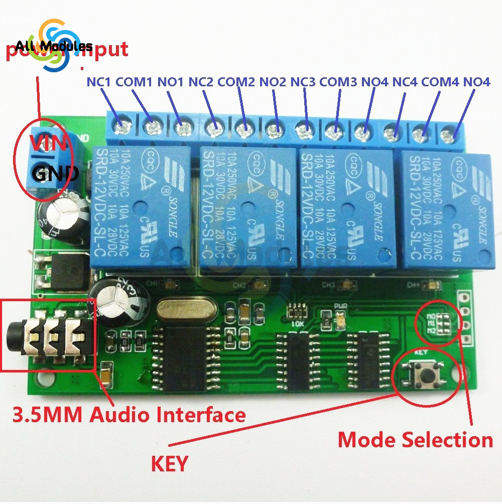 AD22B04 MT8870 4 Channel Relay - Smart Home With Plc recensie en prijs