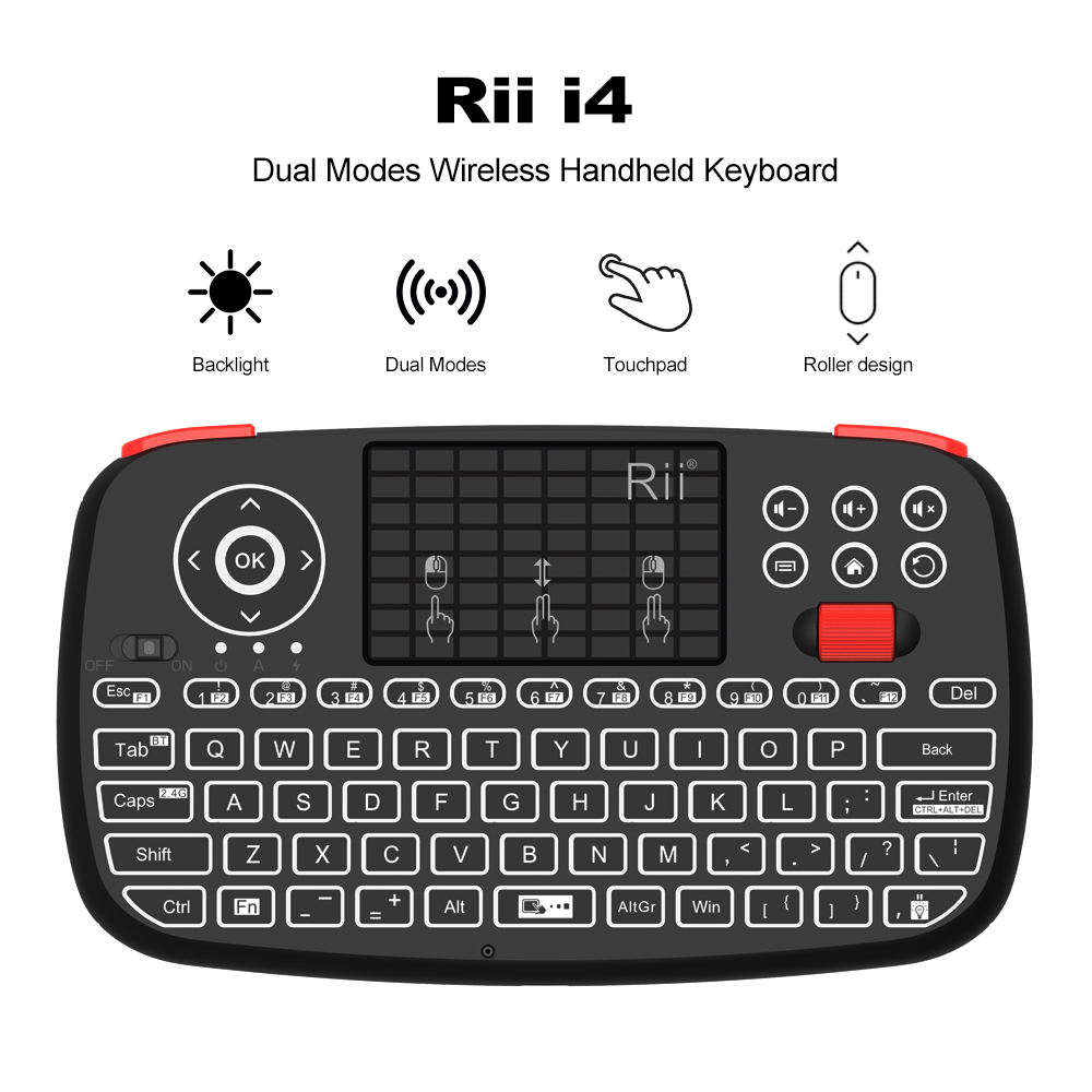 Rii i4 Mini BT Wireless Keyboa - Smart Home Keyboard recensie en prijs