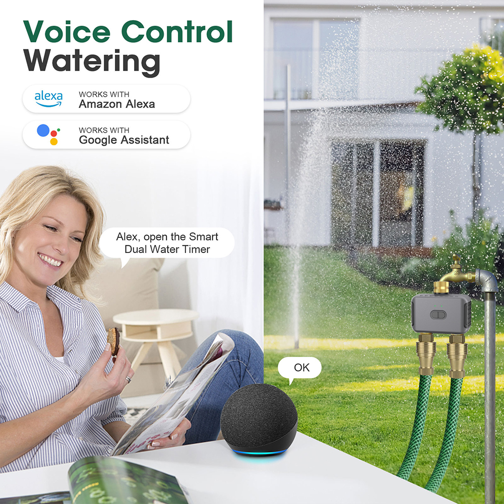 Tuya 2 Zone Watering Timer Gar - Smart Home Alexa recensie en prijs