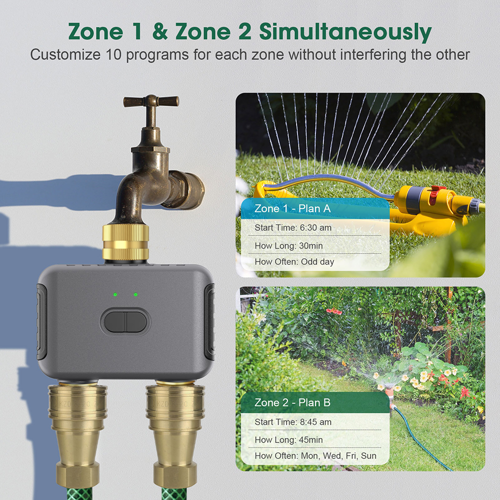 Tuya 2 Zone Watering Timer Gar - Smart Home Alexa recensie en prijs