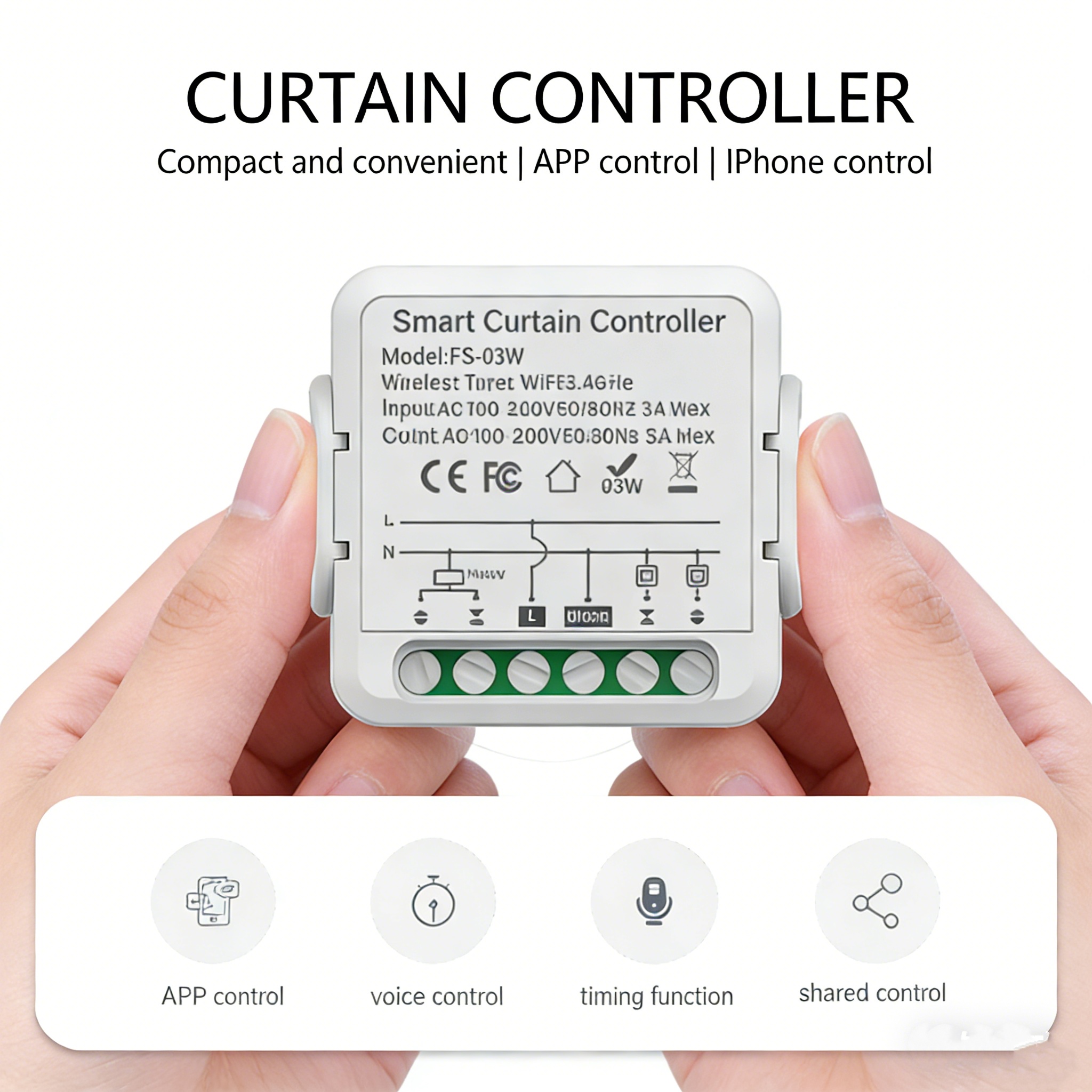 Tuya WiFi Curtain Switch Modul - Curtain Motor recensie en prijs