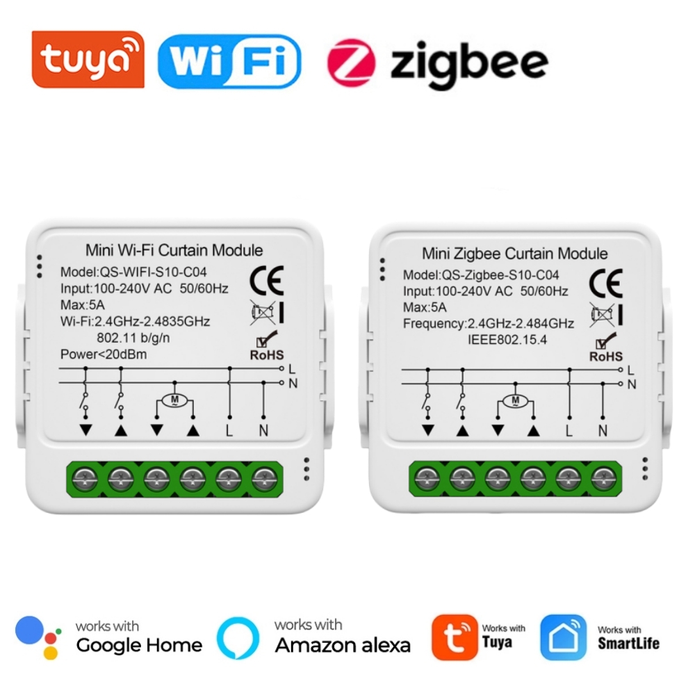 Tuya WiFi Zigbee Smart Curtain - Home Automation Kit recensie en prijs