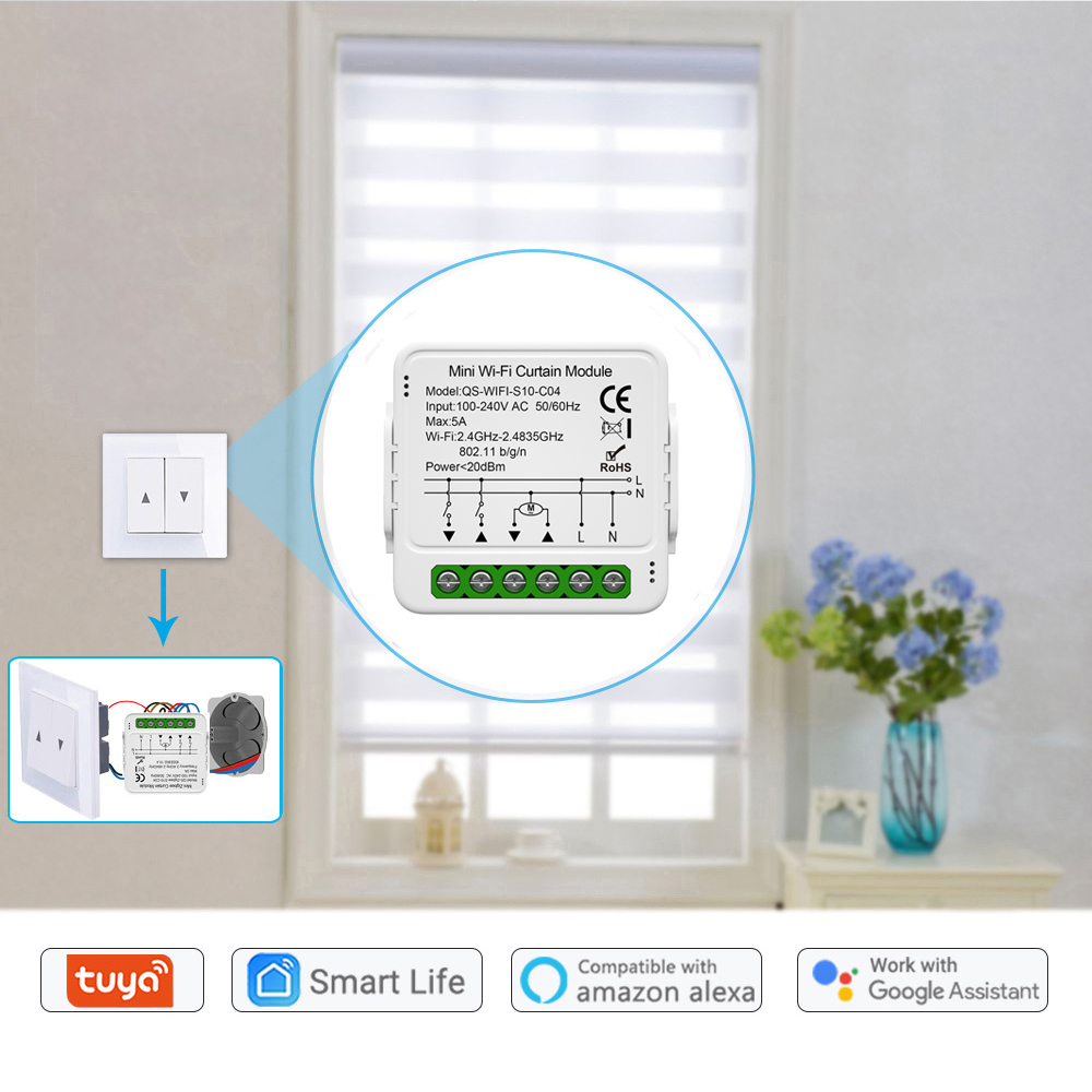 Tuya WiFi Zigbee Smart Curtain - Home Automation Kit recensie en prijs